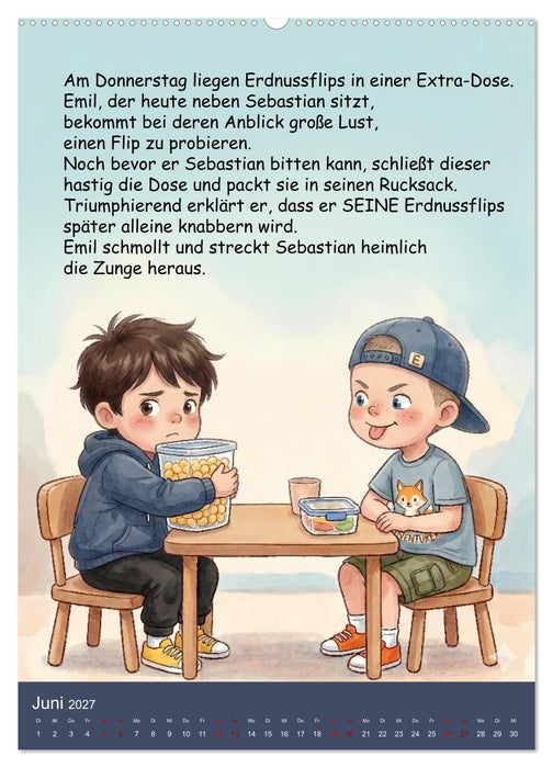 Sebastian - der nicht teilen wollte (CALVENDO Premium Wandkalender 2027)