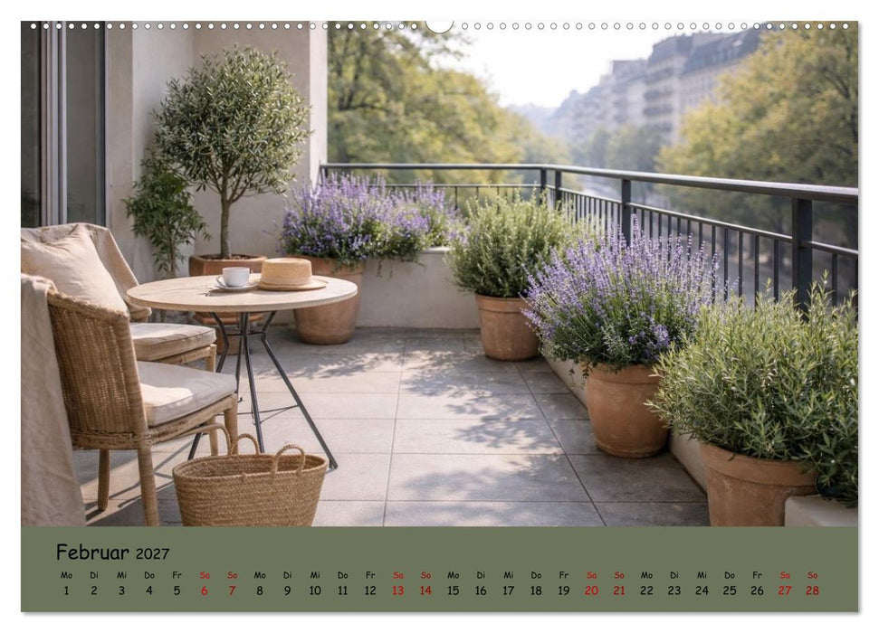 Urbane Oasen - Wo die Stadt aufblüht (CALVENDO Wandkalender 2027)