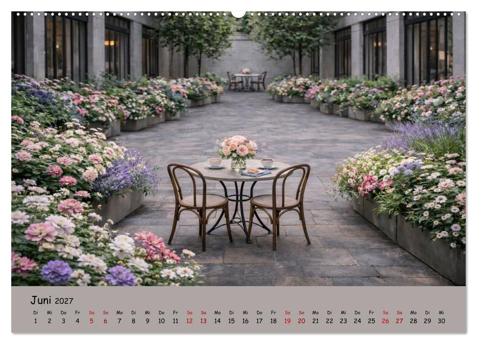 Urbane Oasen - Wo die Stadt aufblüht (CALVENDO Premium Wandkalender 2027)