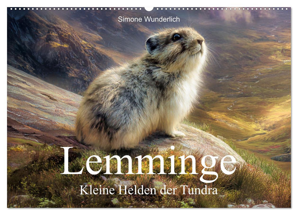 Lemminge - Kleine Helden der Tundra (CALVENDO Wandkalender 2027)