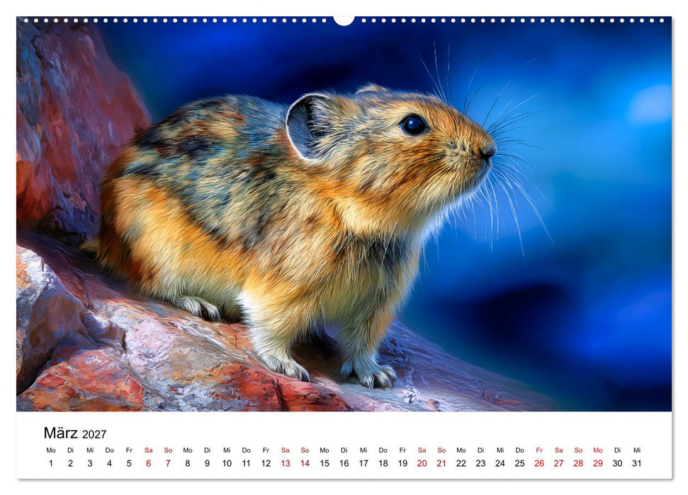 Lemminge - Kleine Helden der Tundra (CALVENDO Wandkalender 2027)