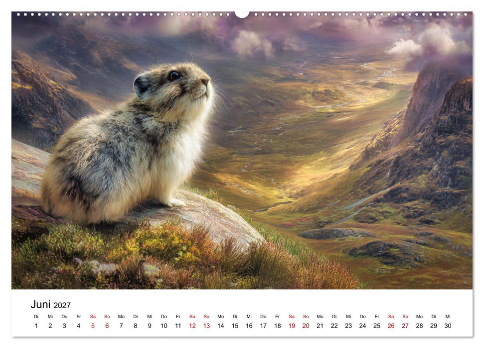 Lemminge - Kleine Helden der Tundra (CALVENDO Wandkalender 2027)