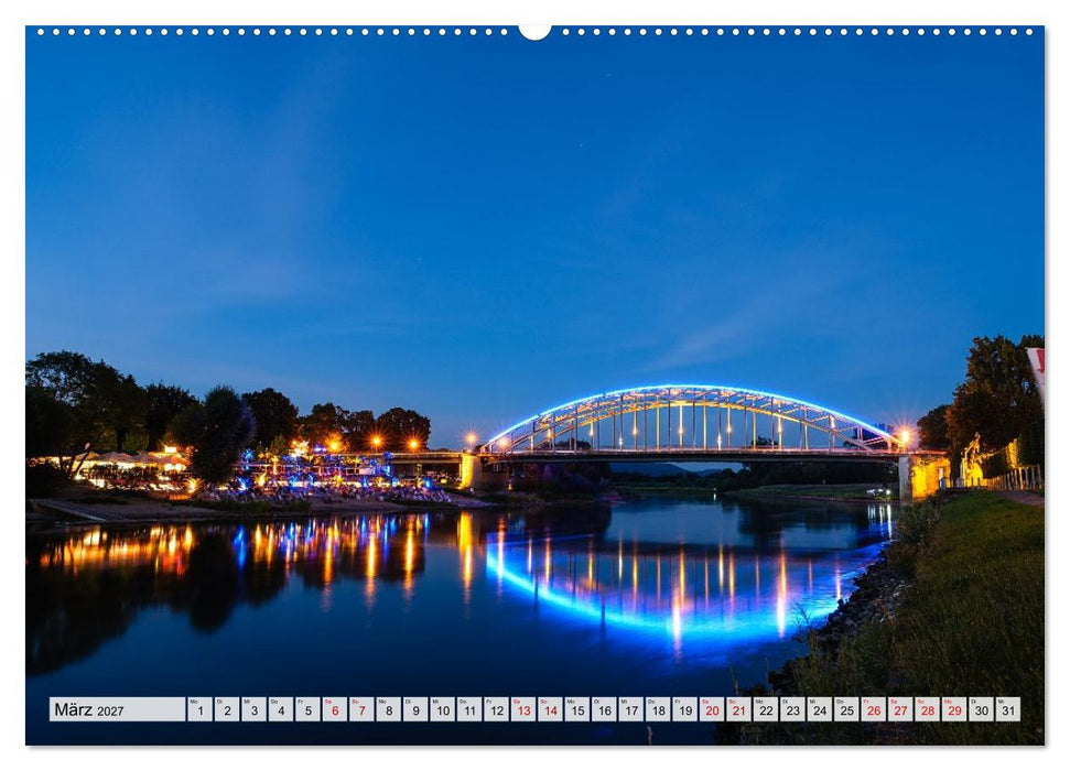 Die Obere Weser - von Hamel bis zur Porta Westfalica (CALVENDO Premium Wandkalender 2027)