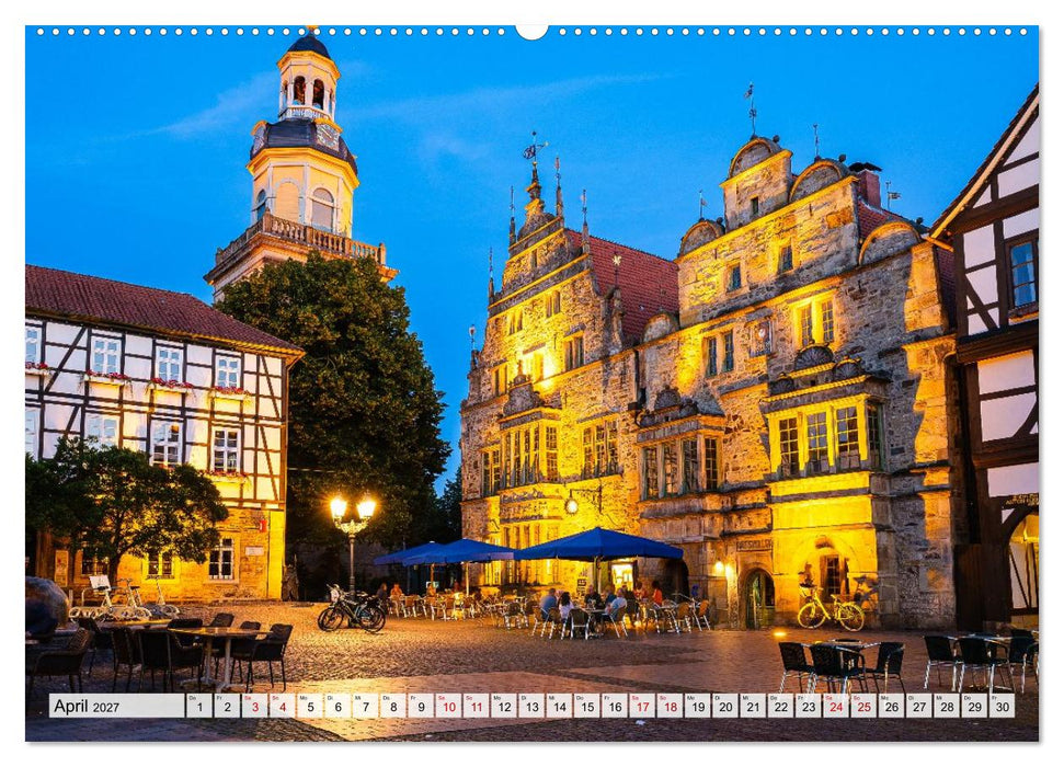 Die Obere Weser - von Hamel bis zur Porta Westfalica (CALVENDO Premium Wandkalender 2027)