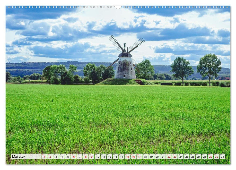 Die Obere Weser - von Hamel bis zur Porta Westfalica (CALVENDO Premium Wandkalender 2027)