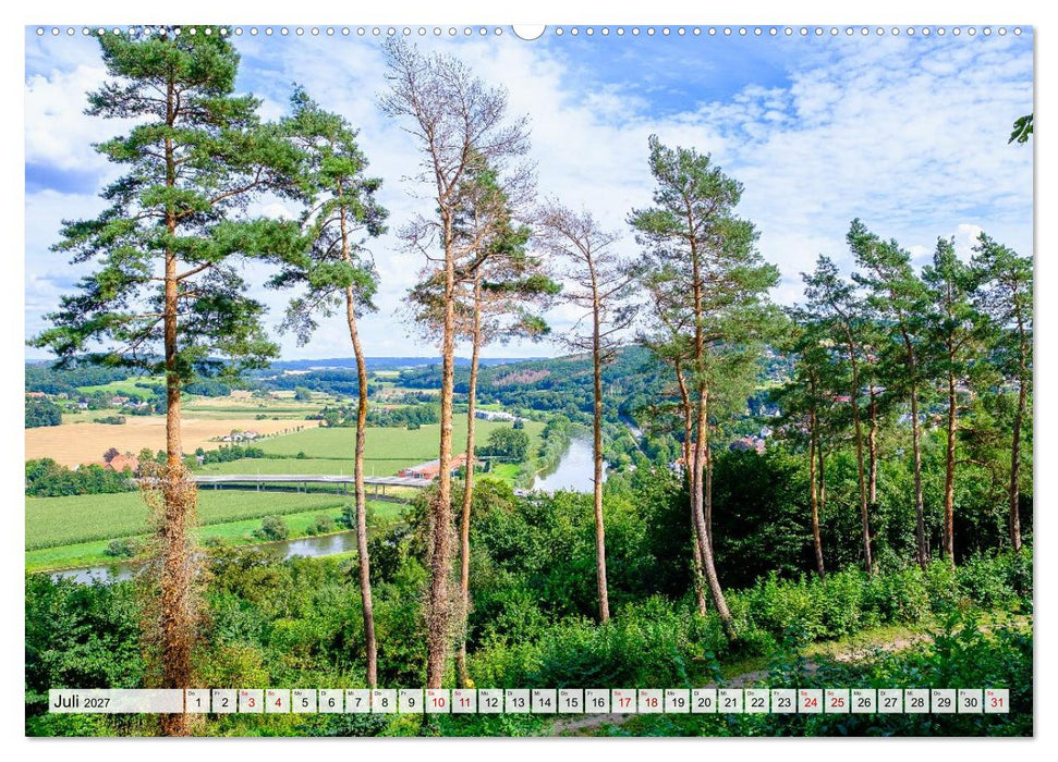 Die Obere Weser - von Hamel bis zur Porta Westfalica (CALVENDO Premium Wandkalender 2027)