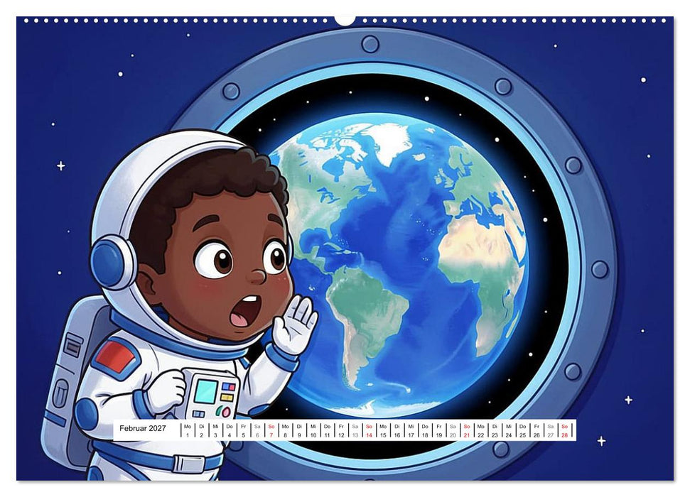 Kleine Astronauten (CALVENDO Wandkalender 2027)