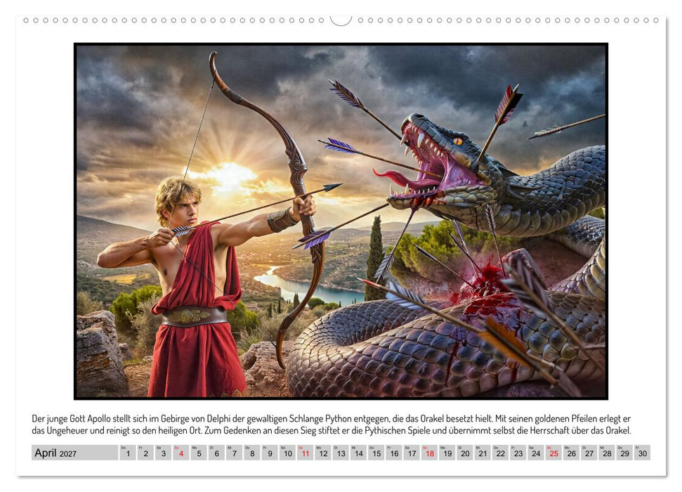 Götter, Helden und Emotionen im Kinosaal (CALVENDO Wandkalender 2027)