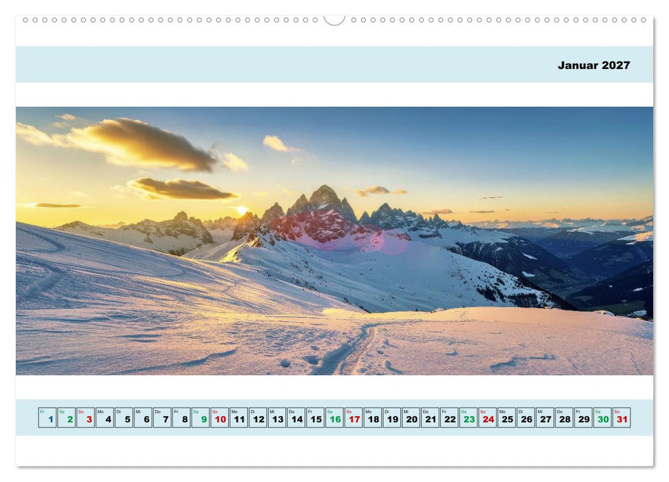 Alpen - Panorama - Mehr Aussicht geht nicht (CALVENDO Wandkalender 2027)