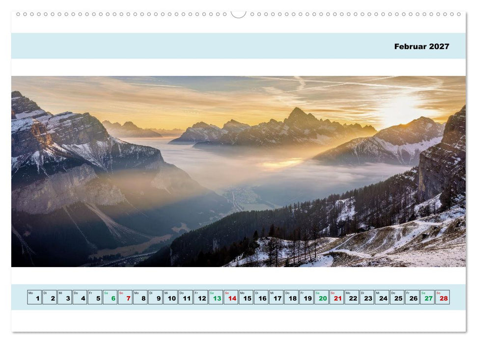 Alpen - Panorama - Mehr Aussicht geht nicht (CALVENDO Wandkalender 2027)