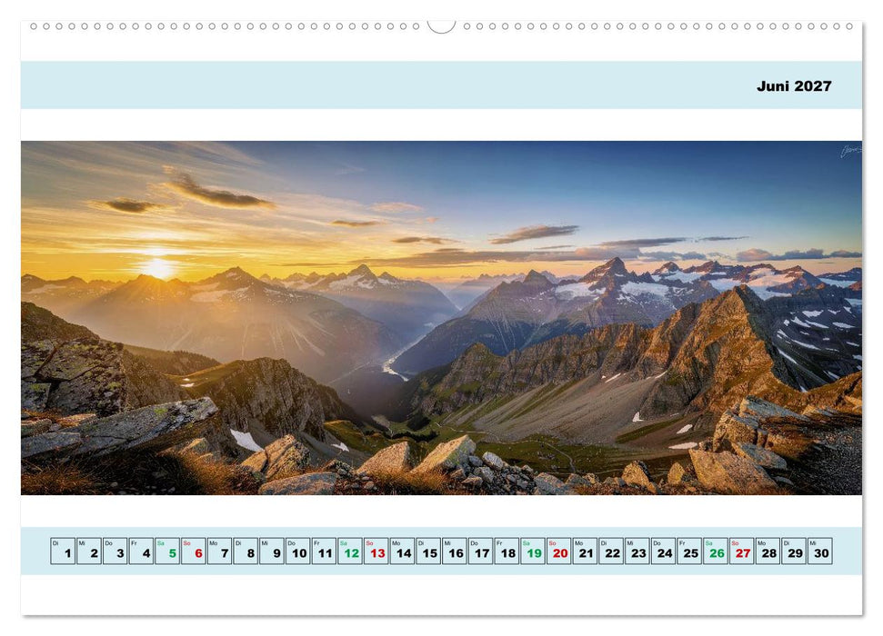 Alpen - Panorama - Mehr Aussicht geht nicht (CALVENDO Wandkalender 2027)