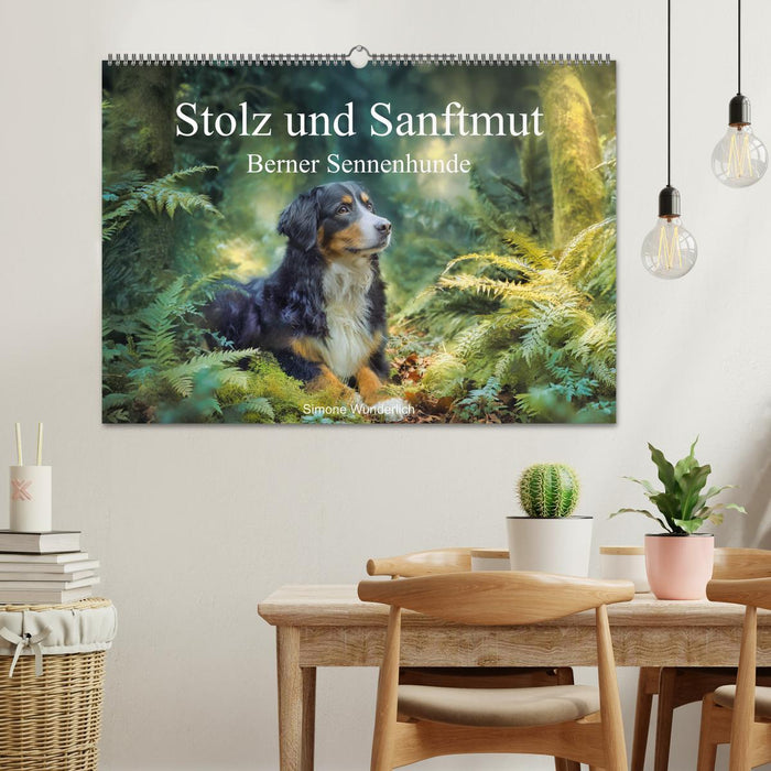 Stolz und Sanftmut - Berner Sennenhunde (CALVENDO Wandkalender 2027)