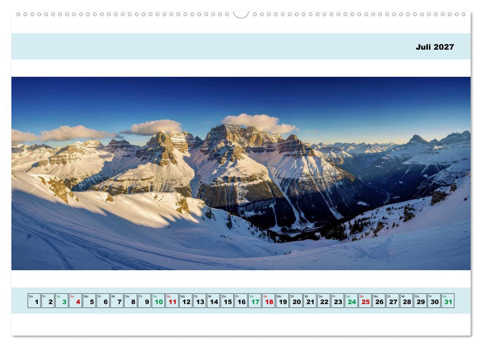 Alpen - Panorama - Mehr Aussicht geht nicht (CALVENDO Premium Wandkalender 2027)