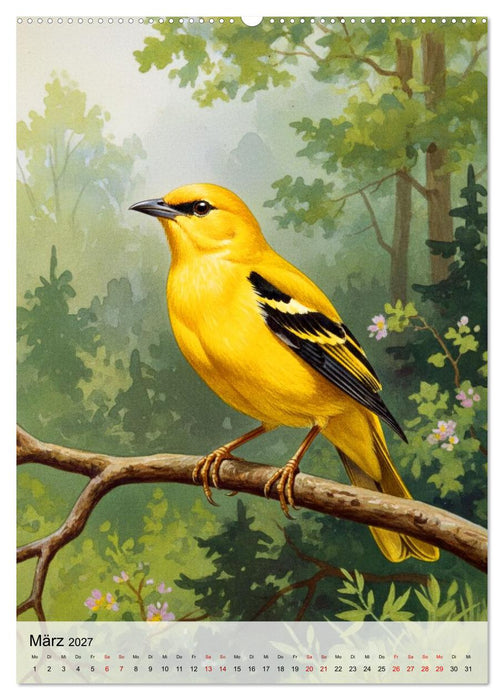 Vögel, die man selten sieht (CALVENDO Premium Wandkalender 2027)