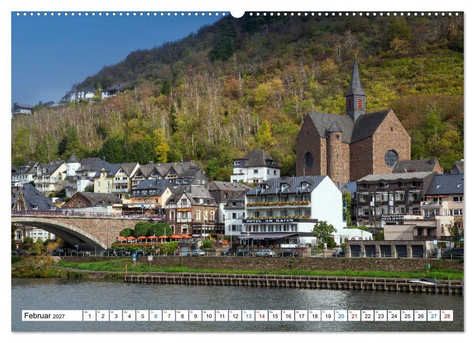 Die schönsten Orte im Moseltal - Von der Burg Eltz bis nach Trier (CALVENDO Wandkalender 2027)