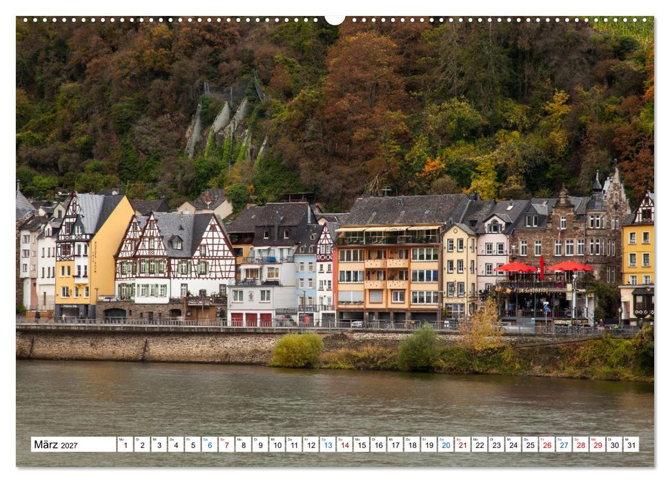 Die schönsten Orte im Moseltal - Von der Burg Eltz bis nach Trier (CALVENDO Wandkalender 2027)