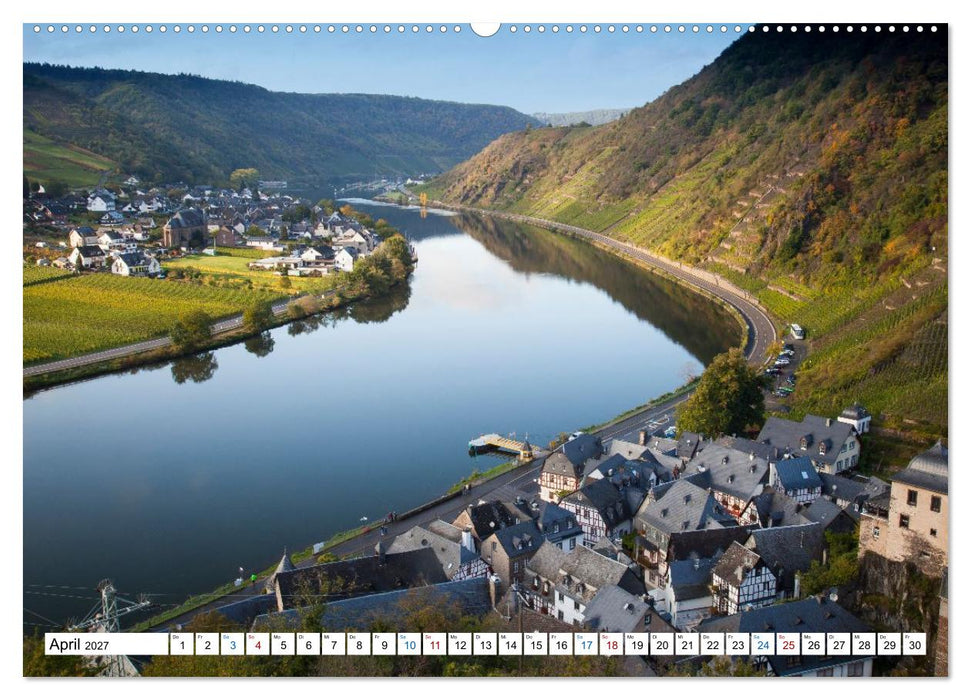 Die schönsten Orte im Moseltal - Von der Burg Eltz bis nach Trier (CALVENDO Wandkalender 2027)