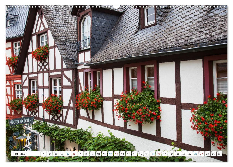 Die schönsten Orte im Moseltal - Von der Burg Eltz bis nach Trier (CALVENDO Wandkalender 2027)
