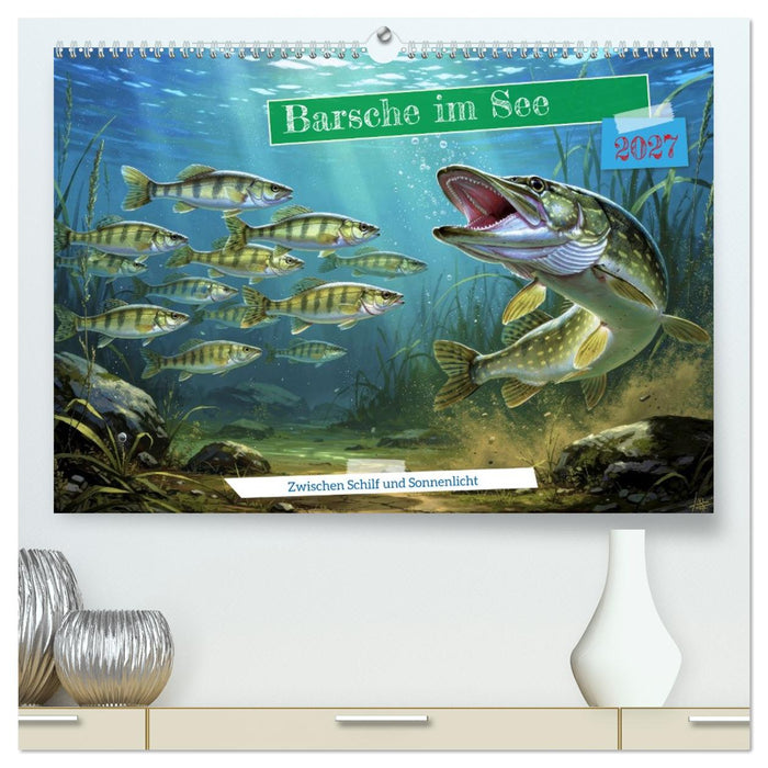 Barsche im See (CALVENDO Premium Wandkalender 2027)