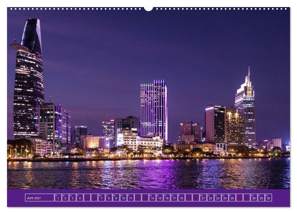 Metropolen - Asiens schönste Städte bei Nacht (CALVENDO Premium Wandkalender 2027)