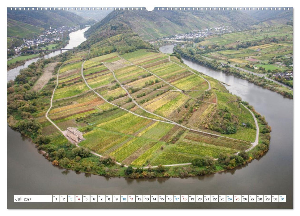 Die schönsten Orte im Moseltal - Von der Burg Eltz bis nach Trier (CALVENDO Premium Wandkalender 2027)