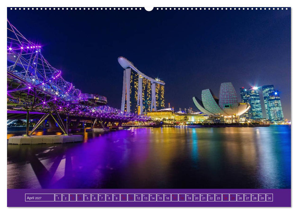 Metropolen - Asiens schönste Städte bei Nacht (CALVENDO Wandkalender 2027)