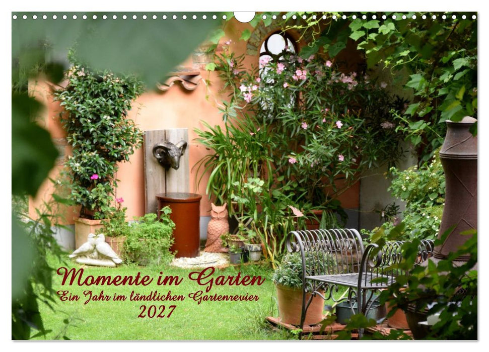 Momente im Garten (CALVENDO Wandkalender 2027)