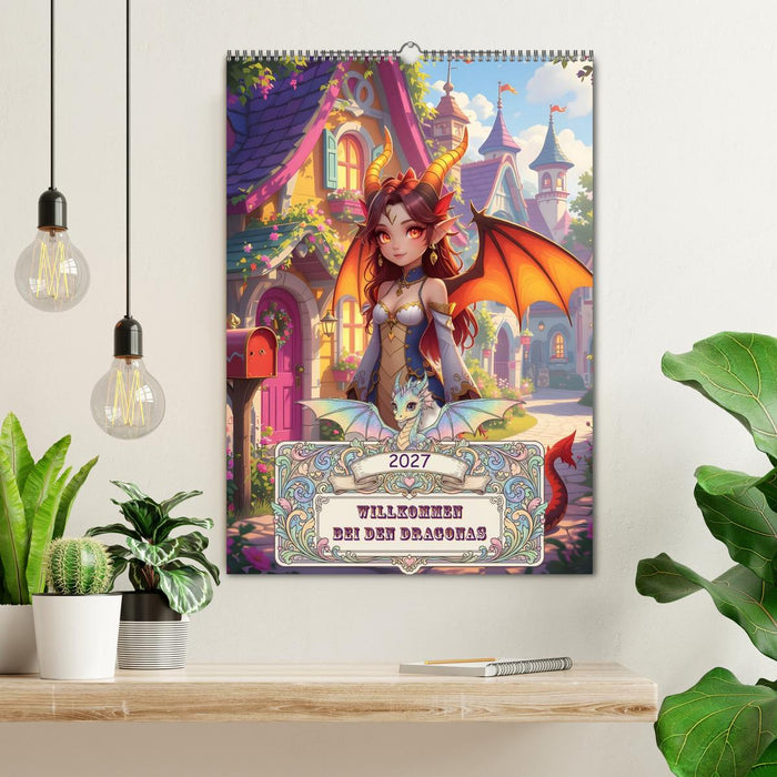 Willkommen bei den Dragonas (CALVENDO Wandkalender 2027)