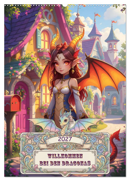 Willkommen bei den Dragonas (CALVENDO Wandkalender 2027)