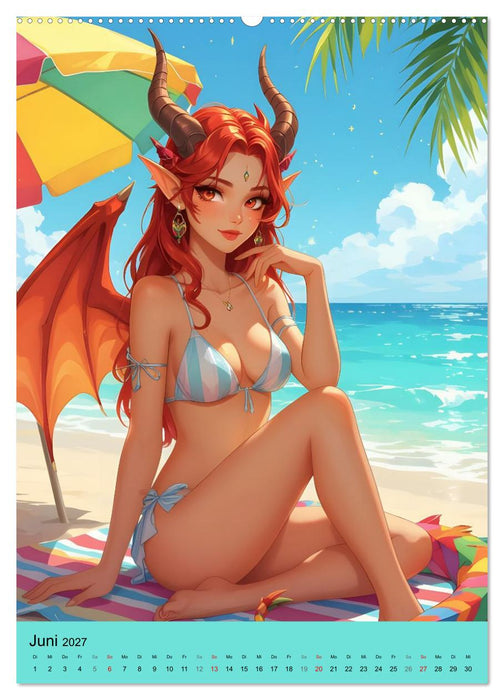 Willkommen bei den Dragonas (CALVENDO Premium Wandkalender 2027)