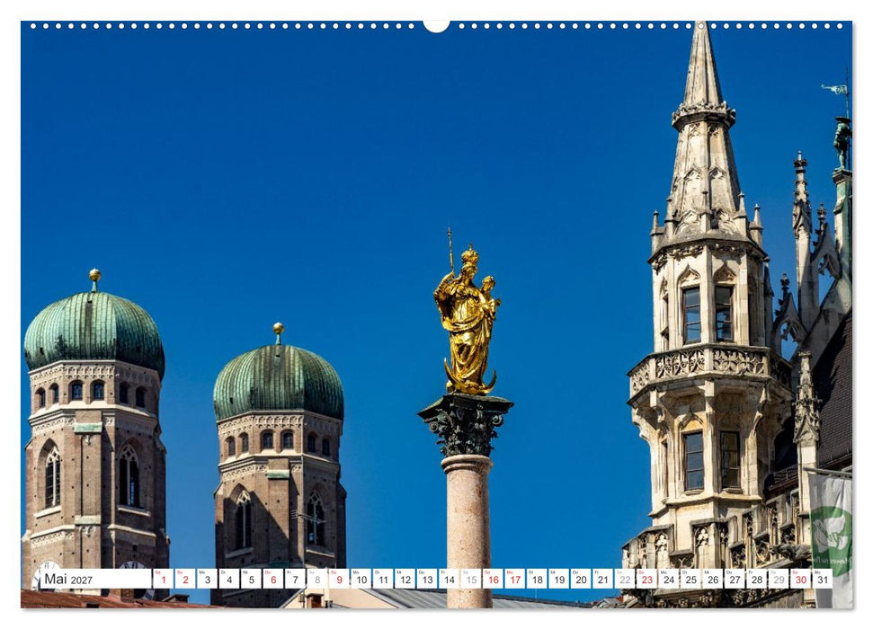 Bayerns Hauptstadt: München (CALVENDO Wandkalender 2027)