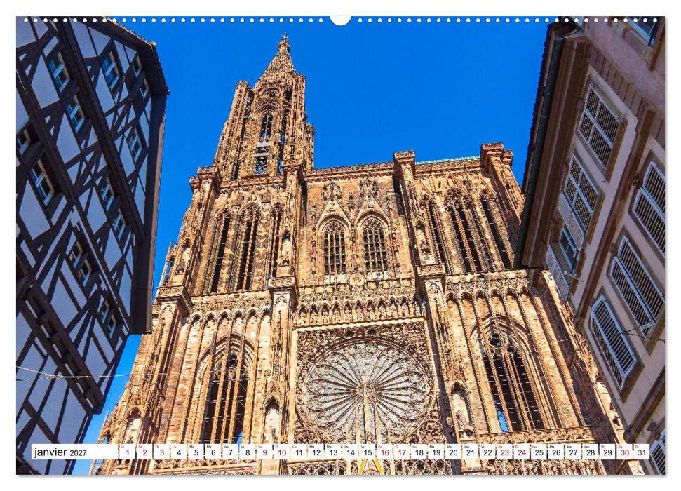 Les cathédrales françaises – Des chefs-d'œuvre de l’architecture gothique (CALVENDO Calendrier mensuel 2027)