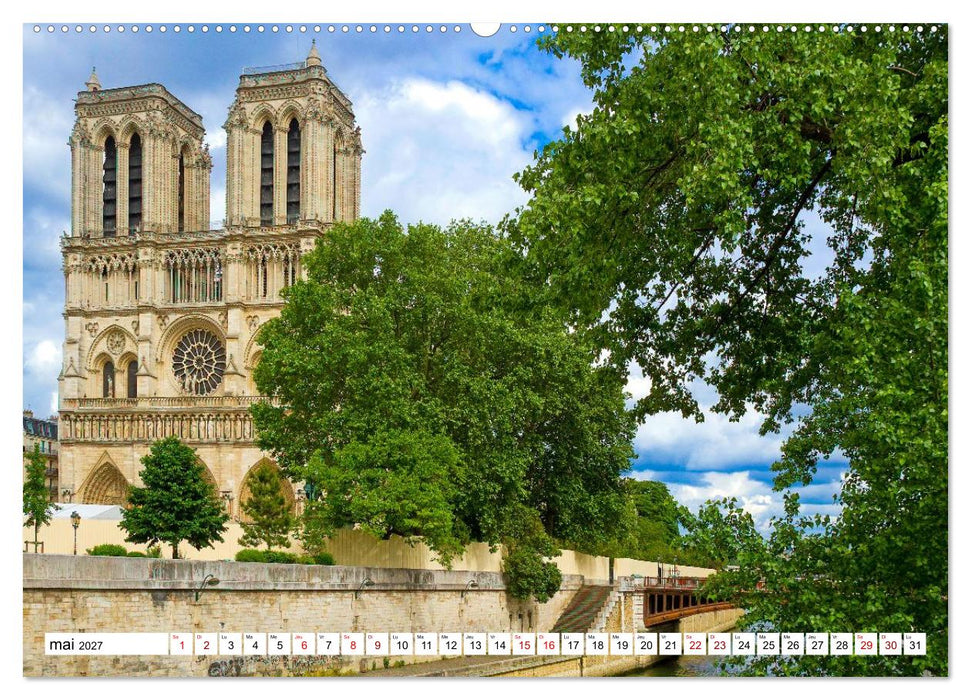 Les cathédrales françaises – Des chefs-d'œuvre de l’architecture gothique (CALVENDO Calendrier mensuel 2027)