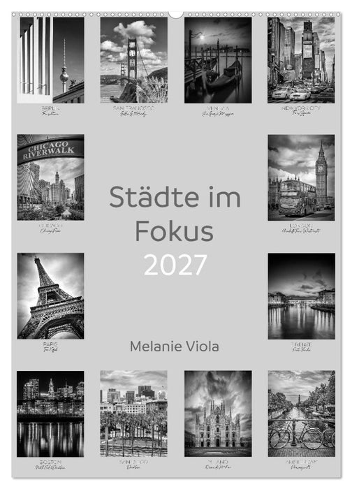 Städte im Fokus (CALVENDO Wandkalender 2027)