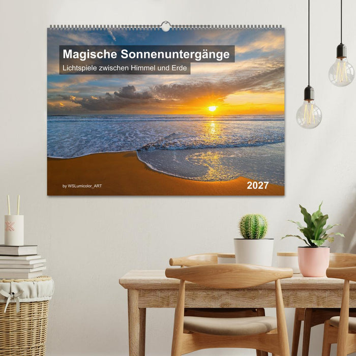 Magische Sonnenuntergänge (CALVENDO Wandkalender 2027)