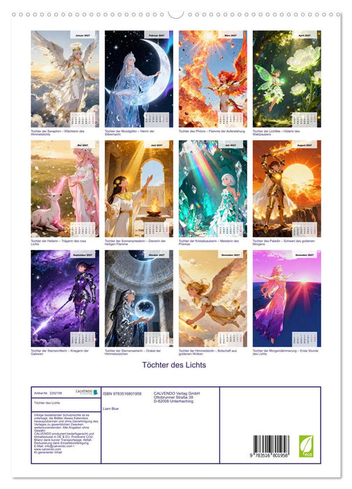 Töchter des Lichts (CALVENDO Premium Wandkalender 2027)
