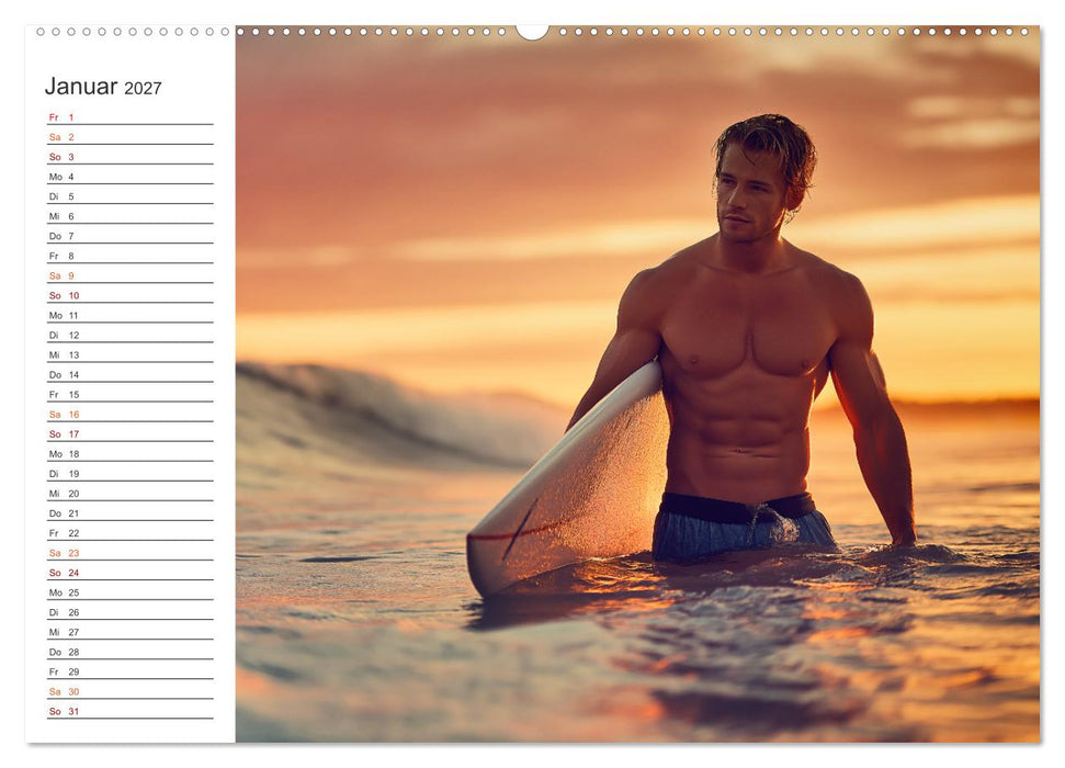 Hot Beach Boys (CALVENDO Wandkalender 2027)