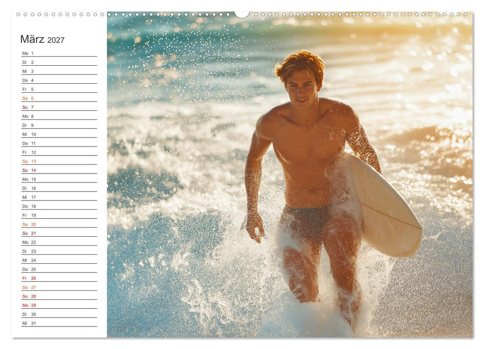 Hot Beach Boys (CALVENDO Wandkalender 2027)