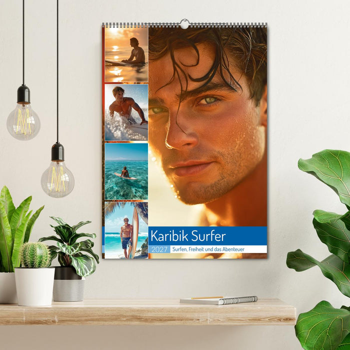 Karibik Surfer (CALVENDO Wandkalender 2027)