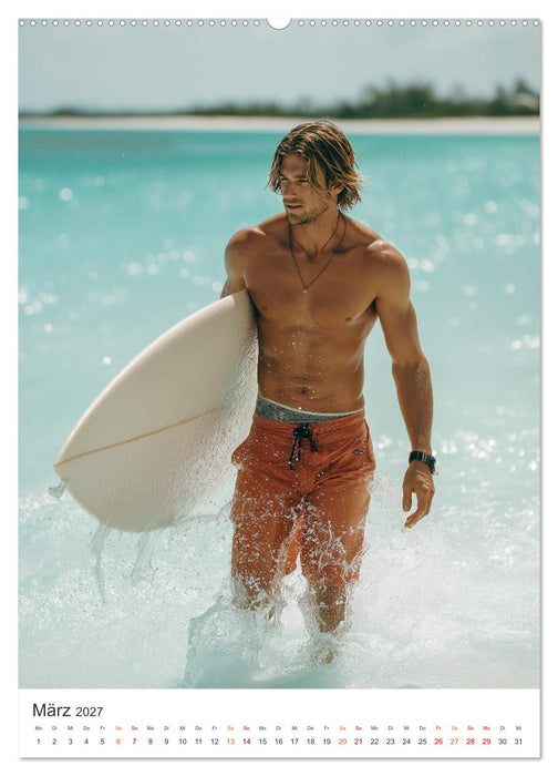 Karibik Surfer (CALVENDO Wandkalender 2027)