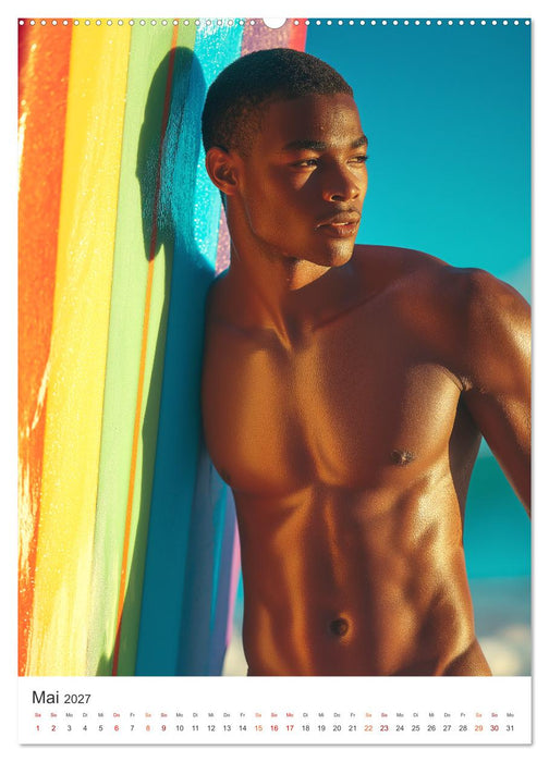 Karibik Surfer (CALVENDO Wandkalender 2027)