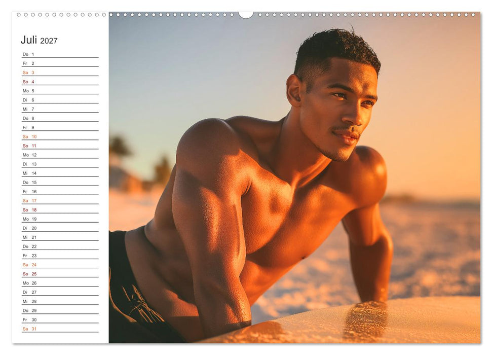 Hot Beach Boys (CALVENDO Premium Wandkalender 2027)