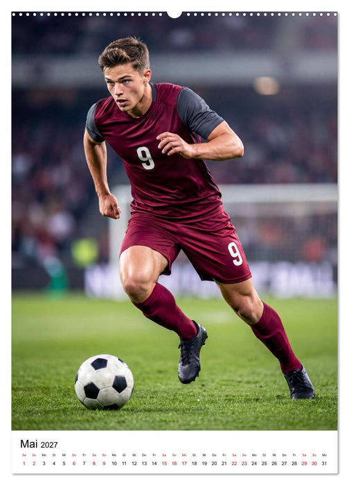 Am Ball - Dynamik des modernen Fußballs (CALVENDO Premium Wandkalender 2027)