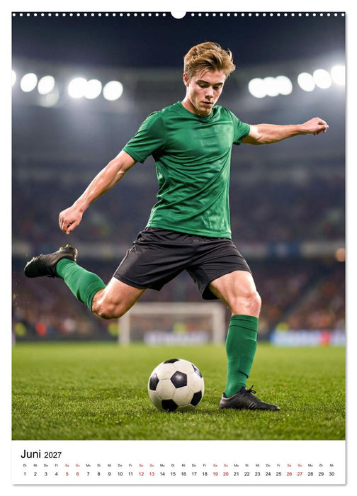 Am Ball - Dynamik des modernen Fußballs (CALVENDO Premium Wandkalender 2027)