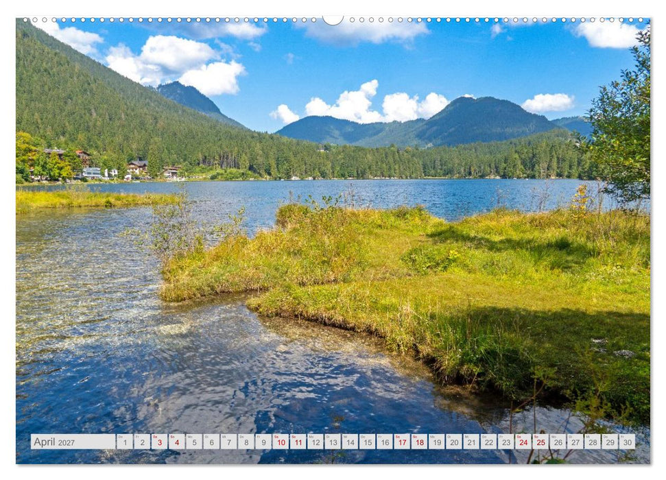 Malerische Bergseen in den bayerischen Alpen (CALVENDO Premium Wandkalender 2027)