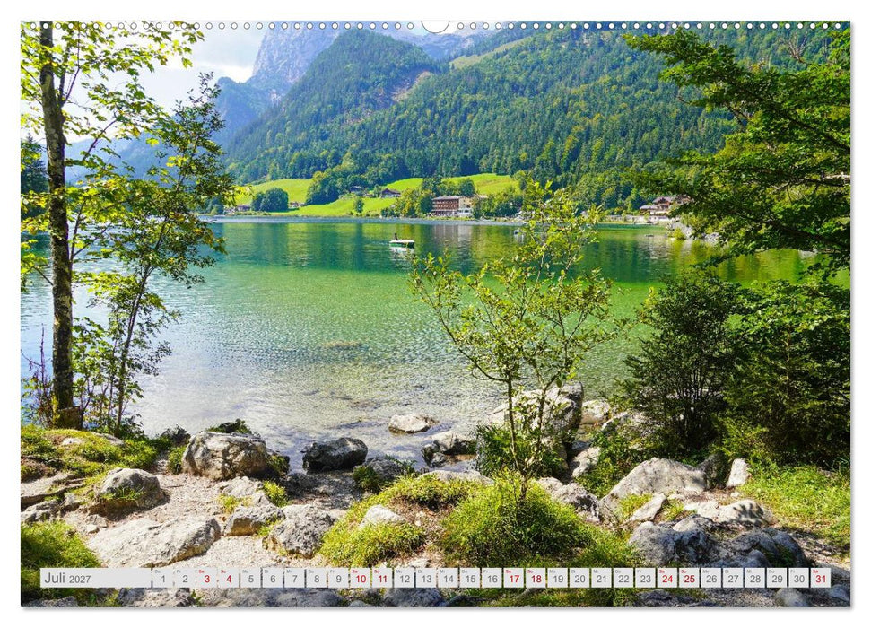 Malerische Bergseen in den bayerischen Alpen (CALVENDO Premium Wandkalender 2027)
