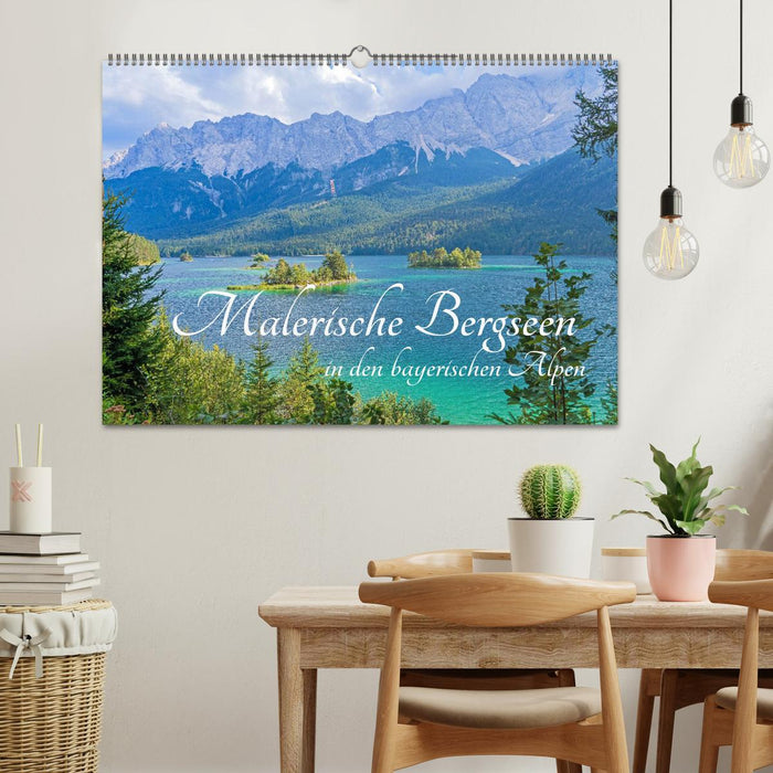 Malerische Bergseen in den bayerischen Alpen (CALVENDO Wandkalender 2027)