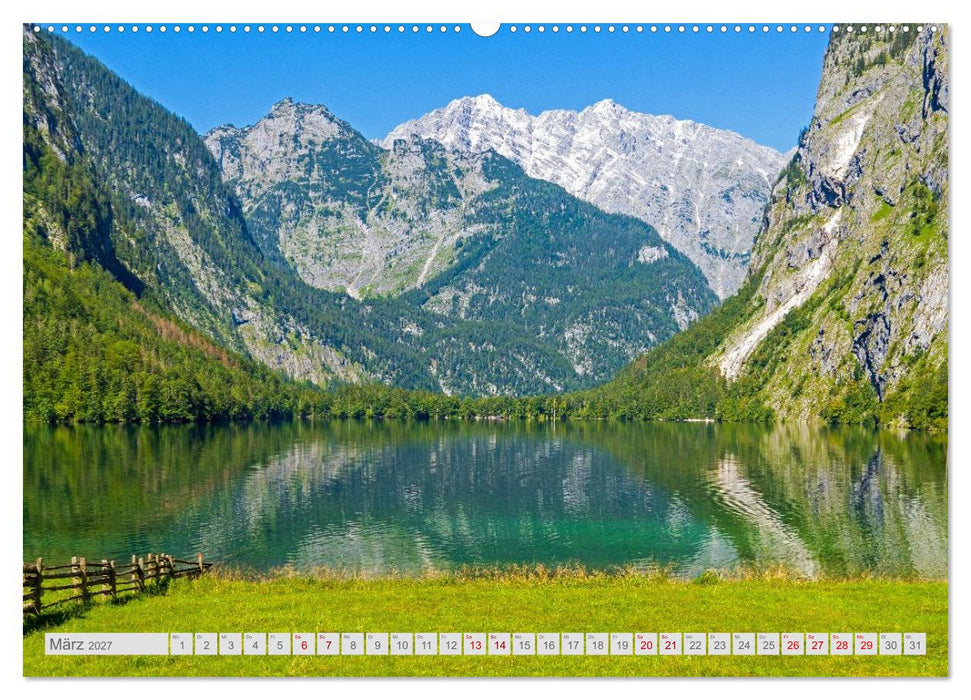 Malerische Bergseen in den bayerischen Alpen (CALVENDO Wandkalender 2027)