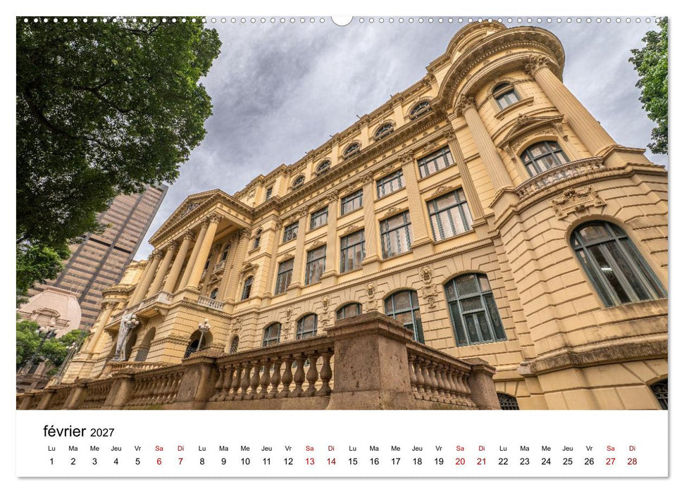 RIO DE JANEIRO Contrastes. Couleurs. Lumière. (CALVENDO Calendrier mensuel 2027)
