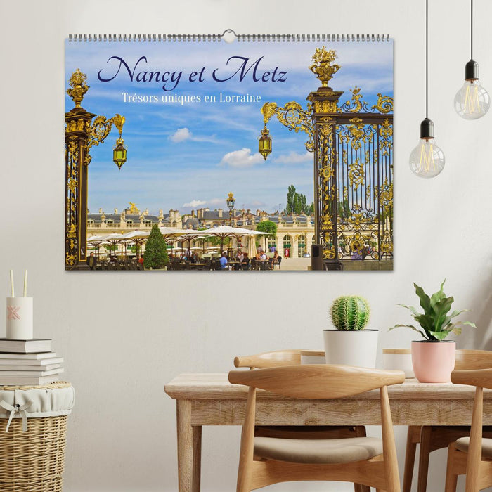 Nancy et Metz – Trésors uniques en Lorraine (CALVENDO Calendrier mensuel 2027)
